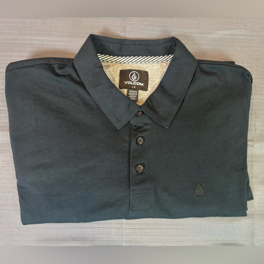 Volcom Polo Shirt | Men’s Large | Short Sleeve | Skate Surf Style